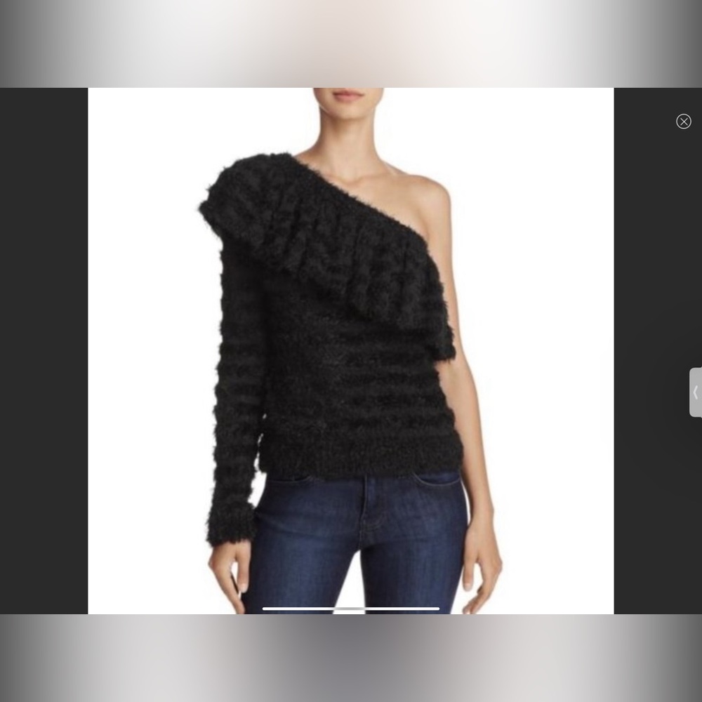 NWT WAYF OFF THE SHOULDER KNIT TOP XS